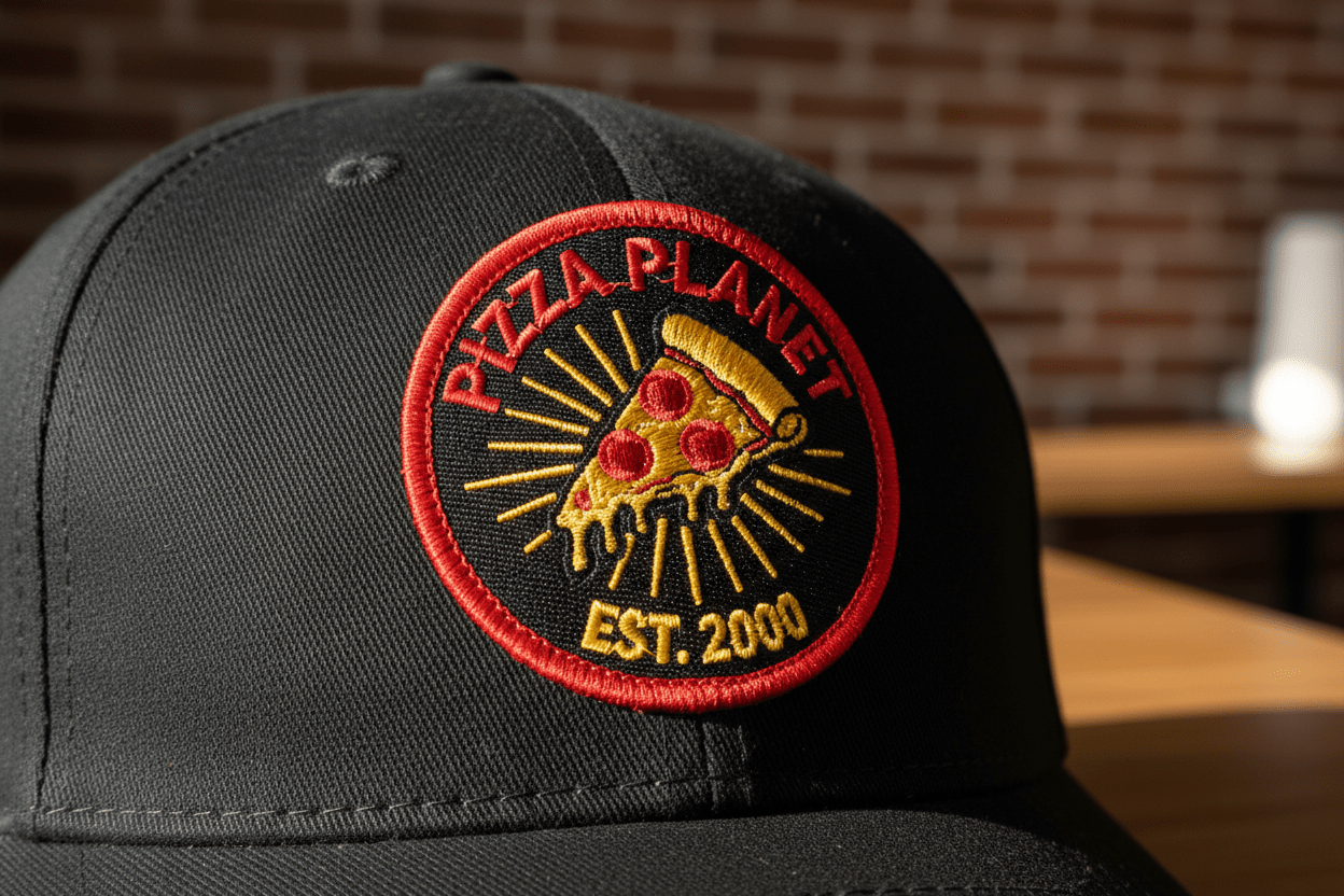 Custom Embroidered Patch - Circle - 845 Print Co.