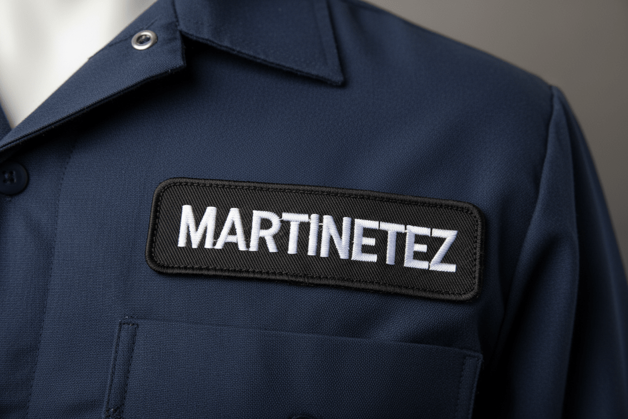 Image of Custom Embroidered Patch - Rectangle - 845 Print Co.