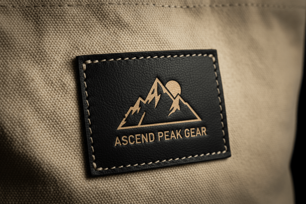 Custom Laser Engraved Leather Patch - 845 Print Co.