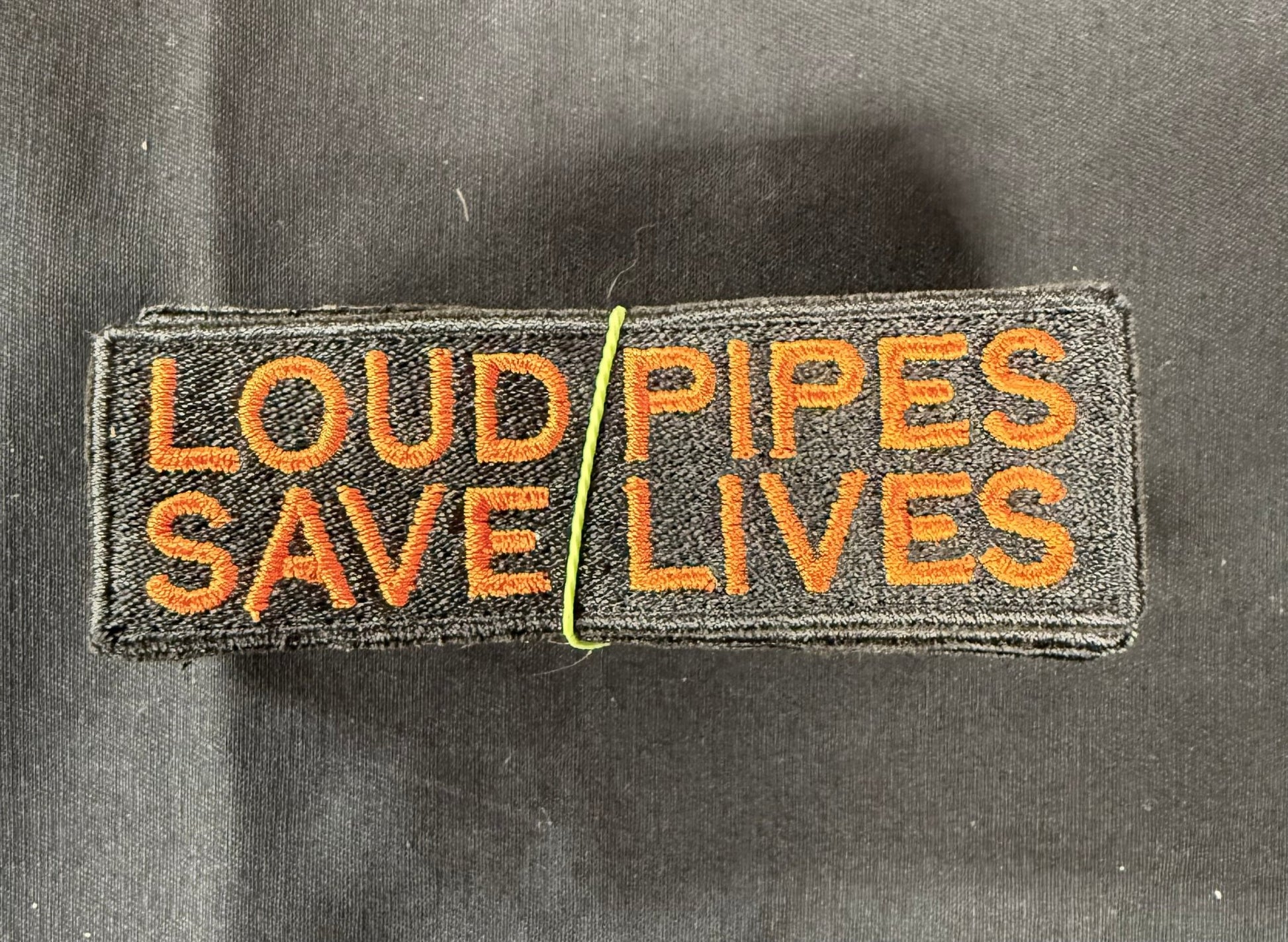 Loud Pipes Save Lives Embroidered Patch | Biker Patch - 845 Print Co.