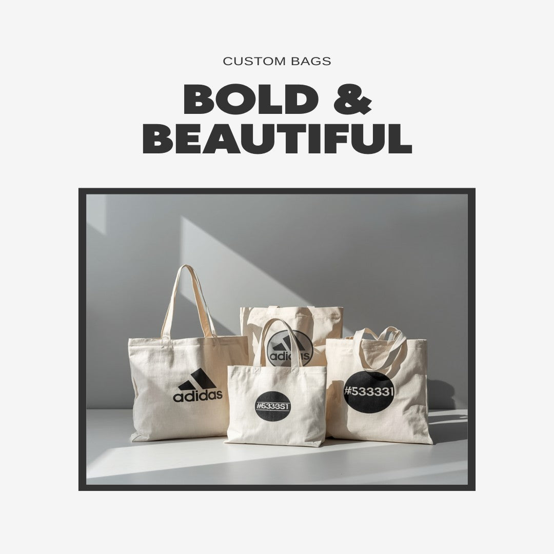 Custom screen printed bags and totes