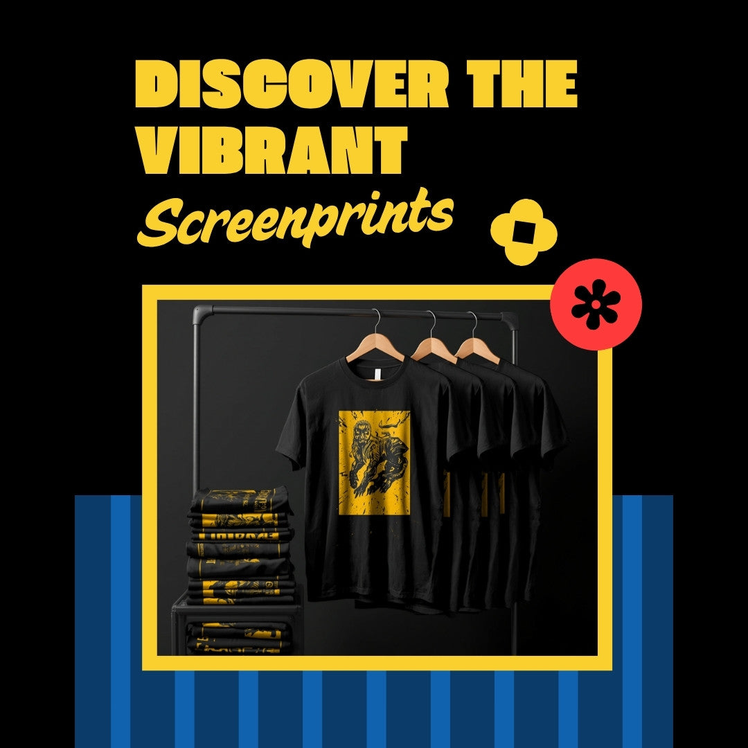 Custom screen printed merch and event shirts