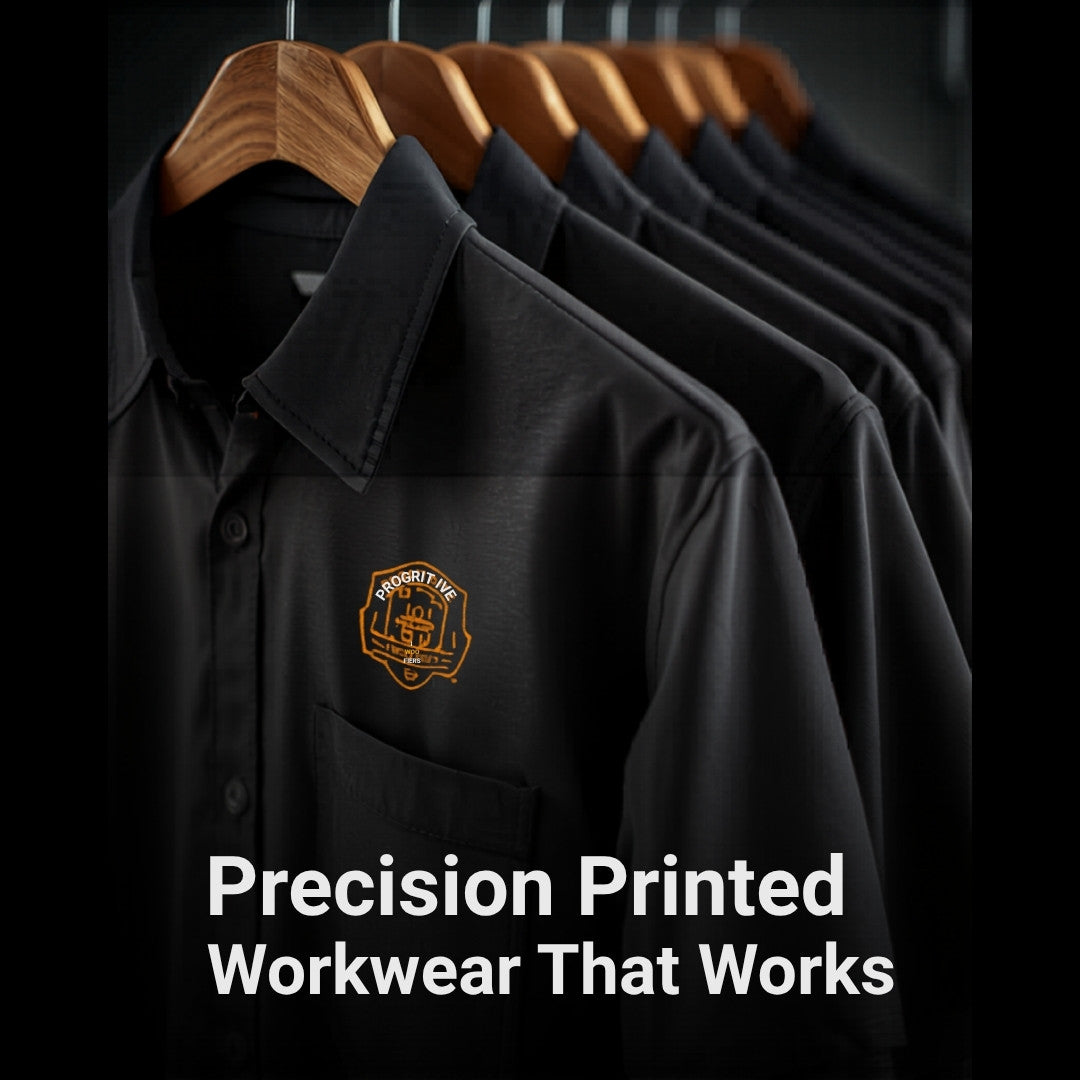 Custom screen printed uniforms and workwear